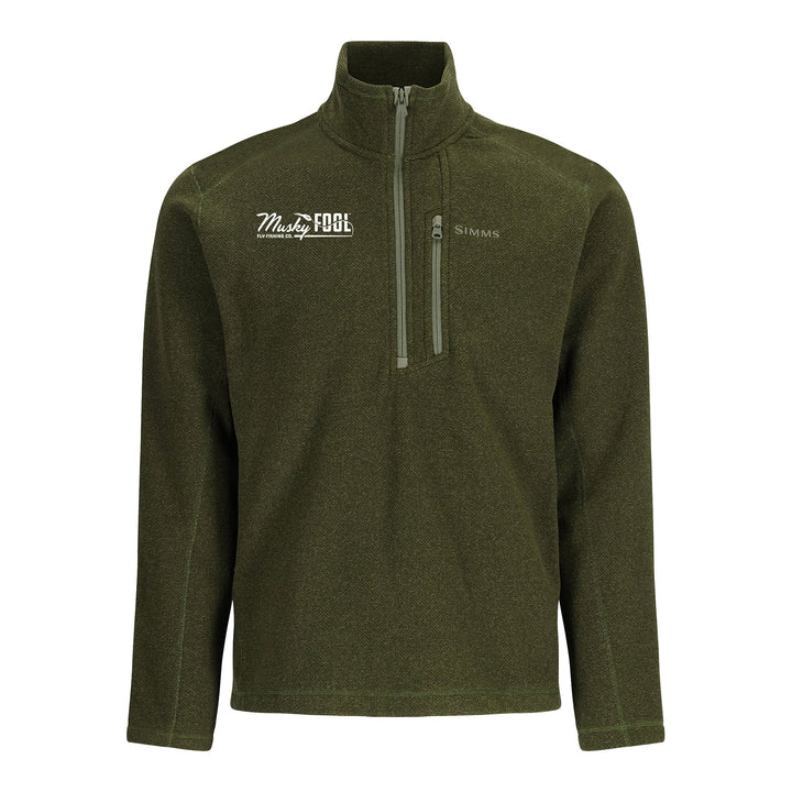 Musky Fool x Simms Men's Rivershed Half Zip