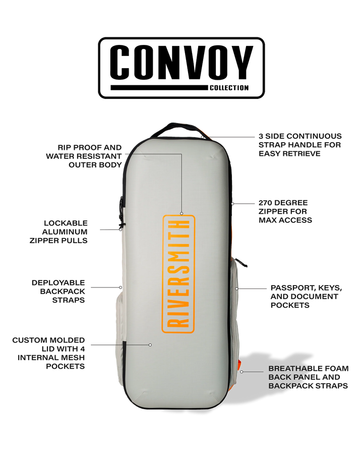 Riversmith Convoy Travel Pack Rod & Gear Bag
