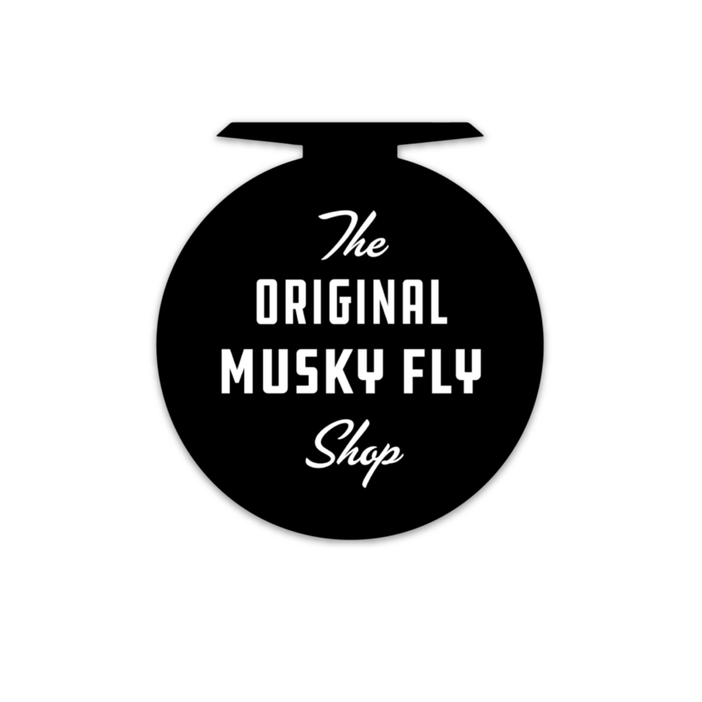 Musky Orignial Musky Fly Shop Sticker
