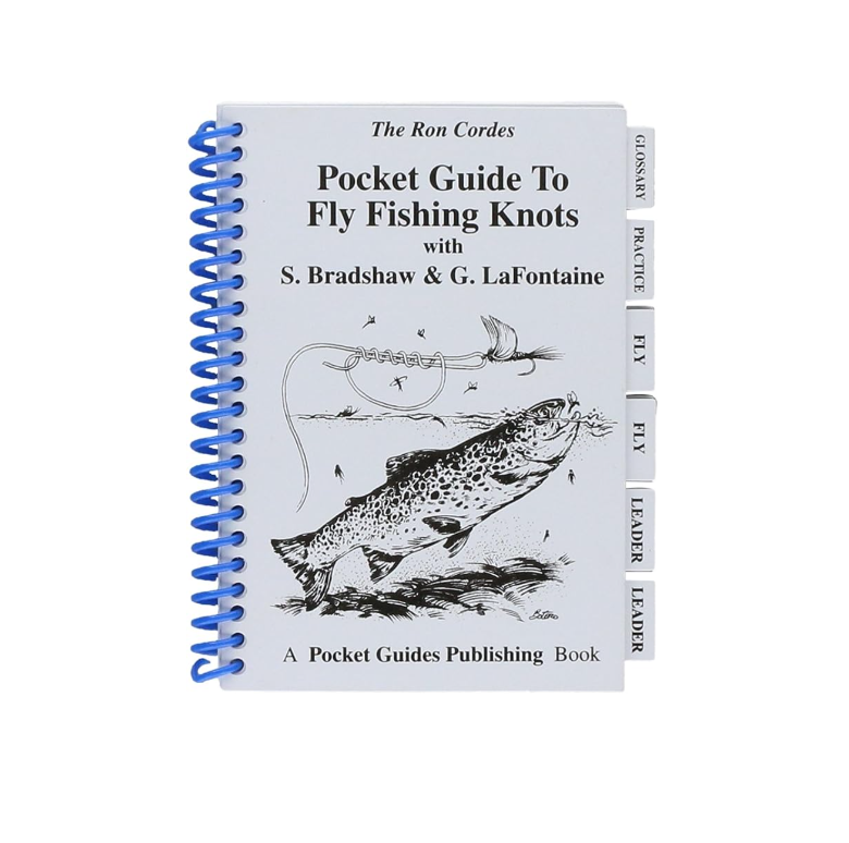 Guía de bolsillo para nudos de pesca con mosca 