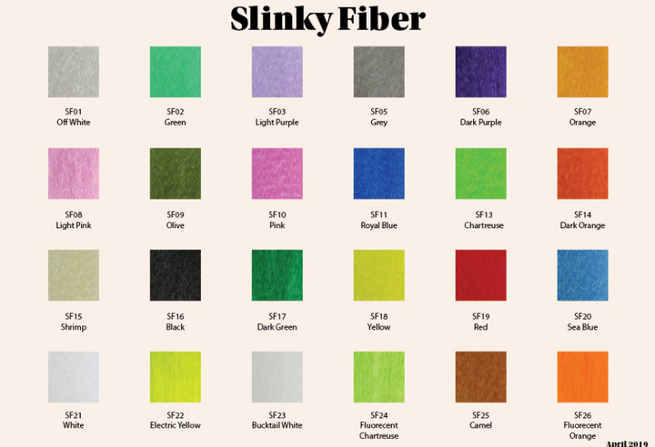 RD Fly Fishing Slinky Fiber