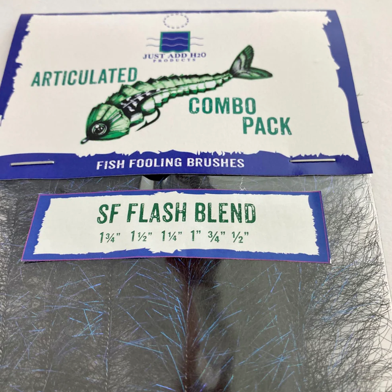 RD Fly Fishing Flash Blend Brush Combo Pack