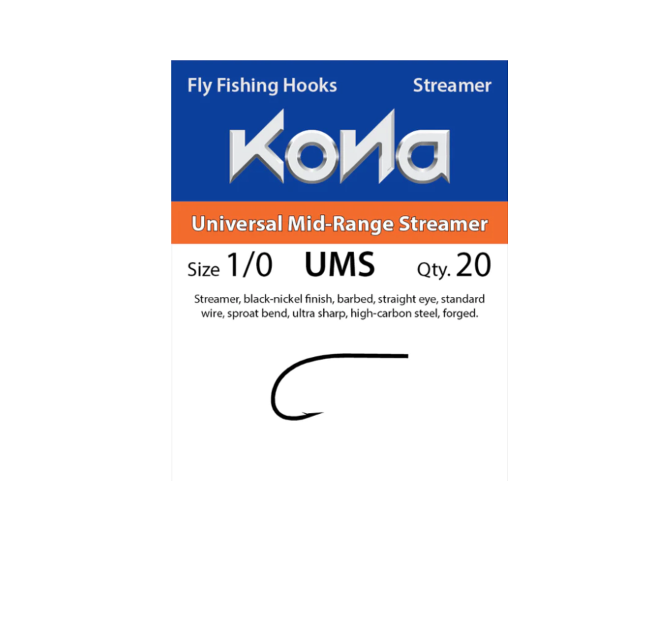 Gancho Streamer universal de rango medio Kona UMS 