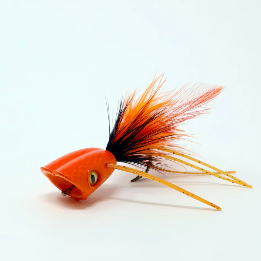 Double Barrel Bass Bug Popper Fly Assortment