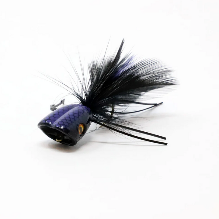 Double Barrel Bass Bug Popper Fly Assortment