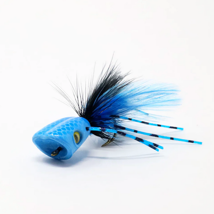 Double Barrel Bass Bug Popper Fly Assortment