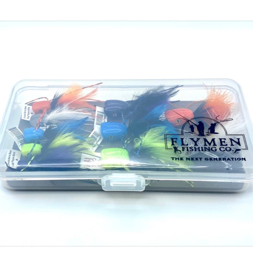 Double Barrel Bass Bug Popper Fly Assortment