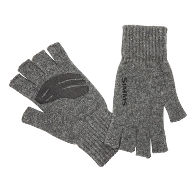 Simms Wool Half Finger Glove