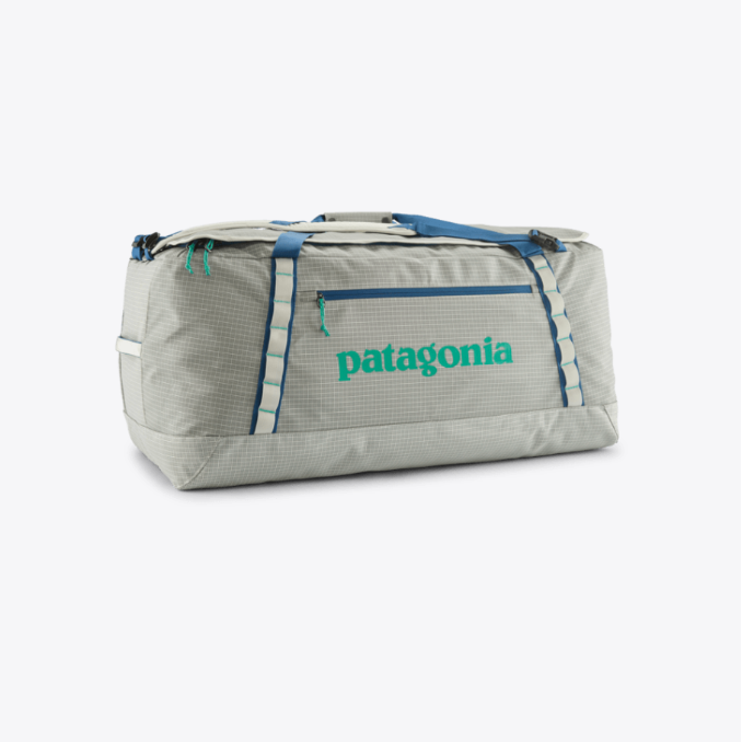 100l patagonia duffel Black Hole Bag evo film laminate with a sleek matte finish Patagonia Black Hole Wheeled Duffel