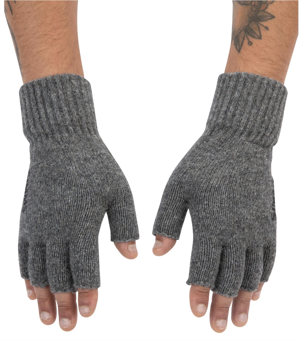 Simms Wool Half Finger Glove