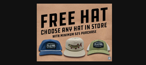 This Saturday, November 2nd!
Free hat and exclusive in store sales