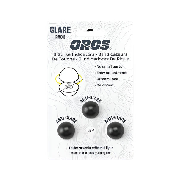 Oros Strike Indicators Anti-Glare Black - 3 pack