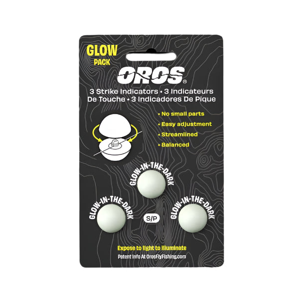 Oros Strike Indicators Glow-in-the-Dark - 3 pack