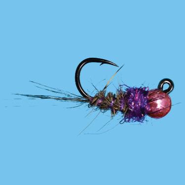 Solitude Tungsten Jig Purple Tears Nymph