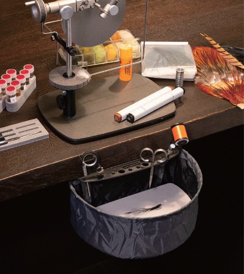 Desk Mount Dust Pocket with Tool Rest