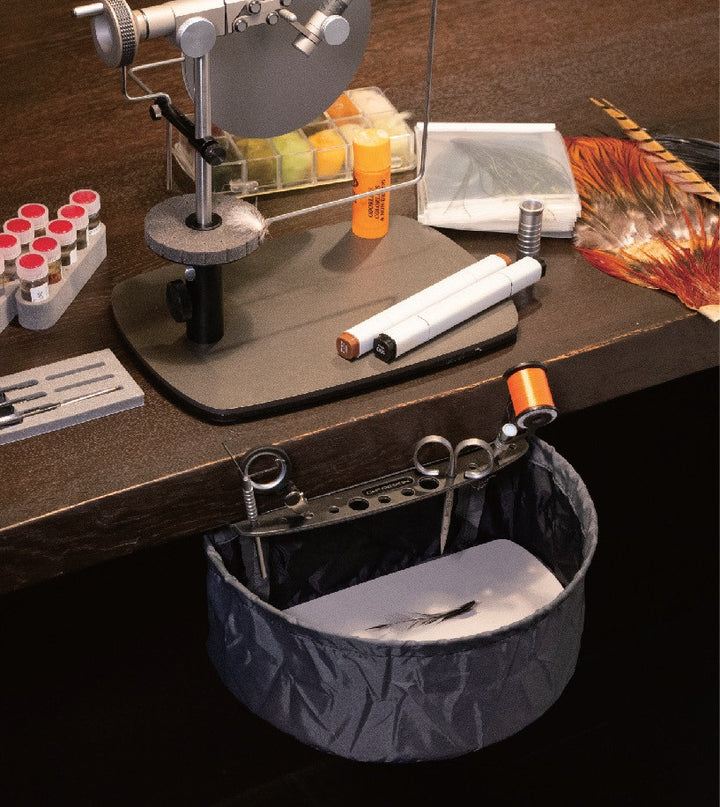 Desk Mount Dust Pocket with Tool Rest