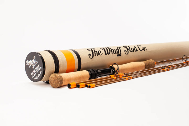 Caña con mosca Whuff Rod Co River Wolf 11wt