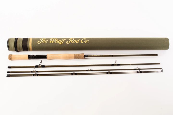 Caña con mosca Whuff Rod Co River Wolf 11wt