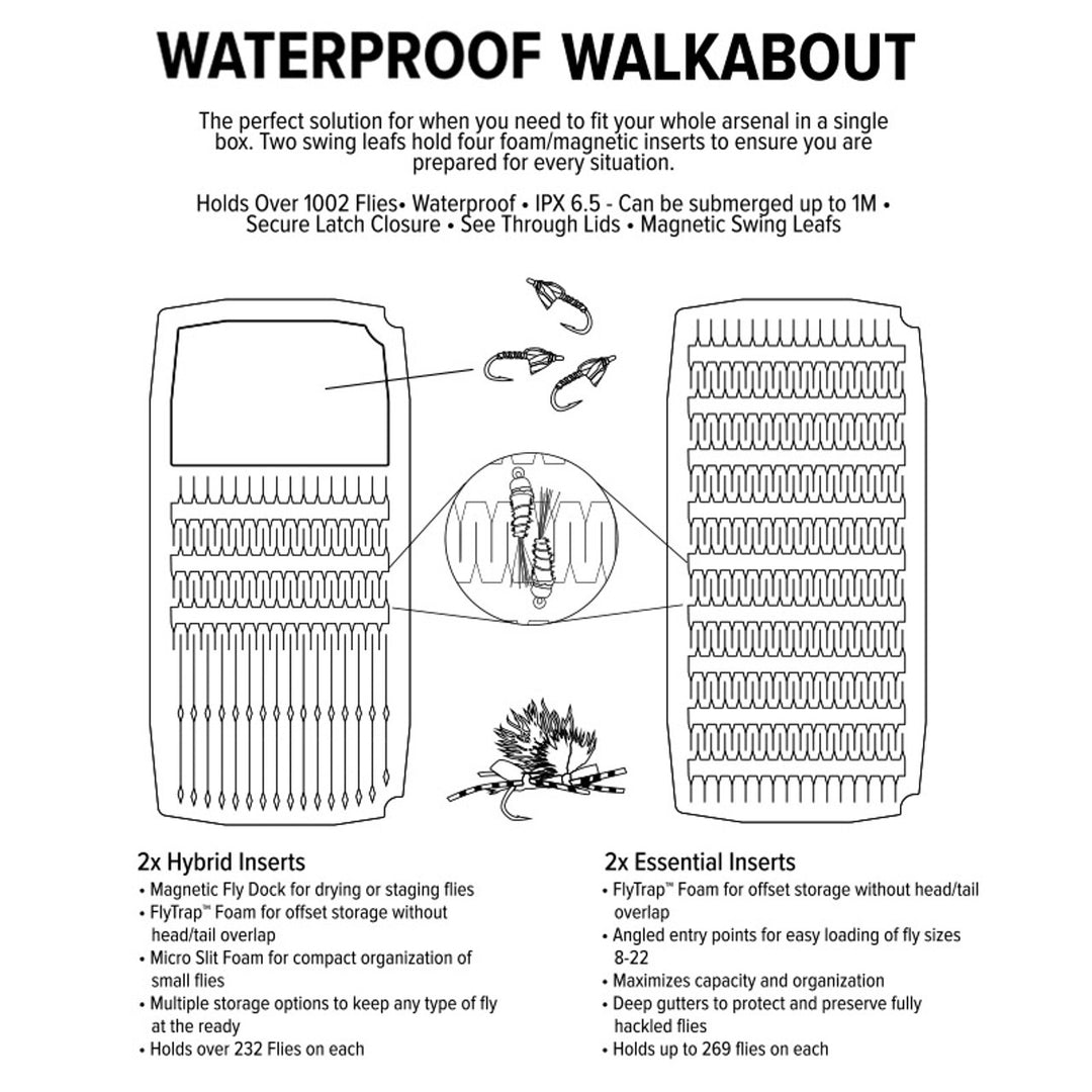 Umpqua UPG Foam Walkabout Large Fly Box