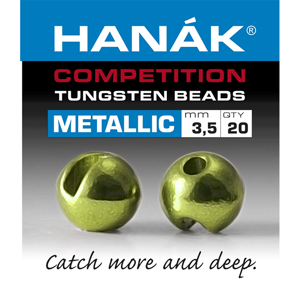 Hanak Metallic+ Slotted Tungsten Beads