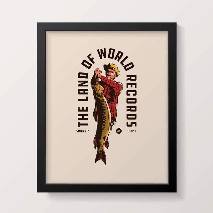 Musky Fool World Record Poster