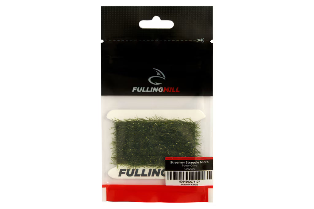 Fulling Mill Streamer Straggle Micro - Sooty Olive