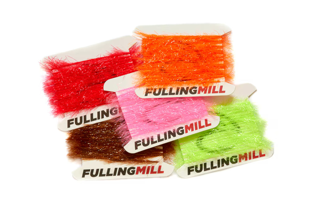 Fulling Mill Ice Hackle Yarn - Olive