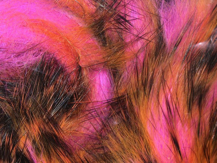 Hareline Magnum Tiger Barred Rabbit Strips