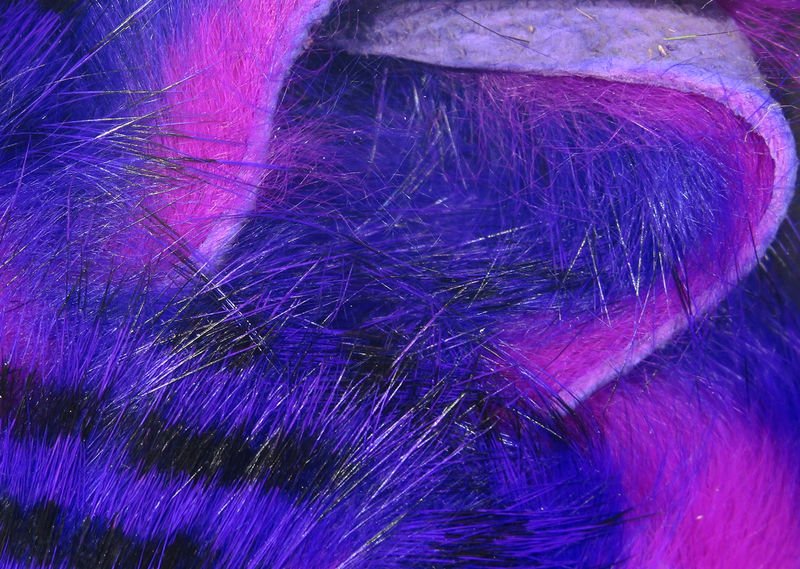 Hareline Magnum Tiger Barred Rabbit Strips