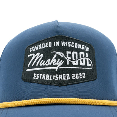 Musky Fool x Simms Captain's Cap - Admiral Blue