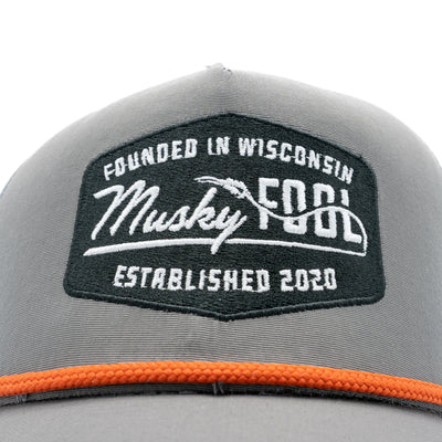 Musky Fool x Simms Captain's Cap - Slate