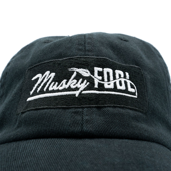 Musky Fool x Simms Single Haul Hat Black