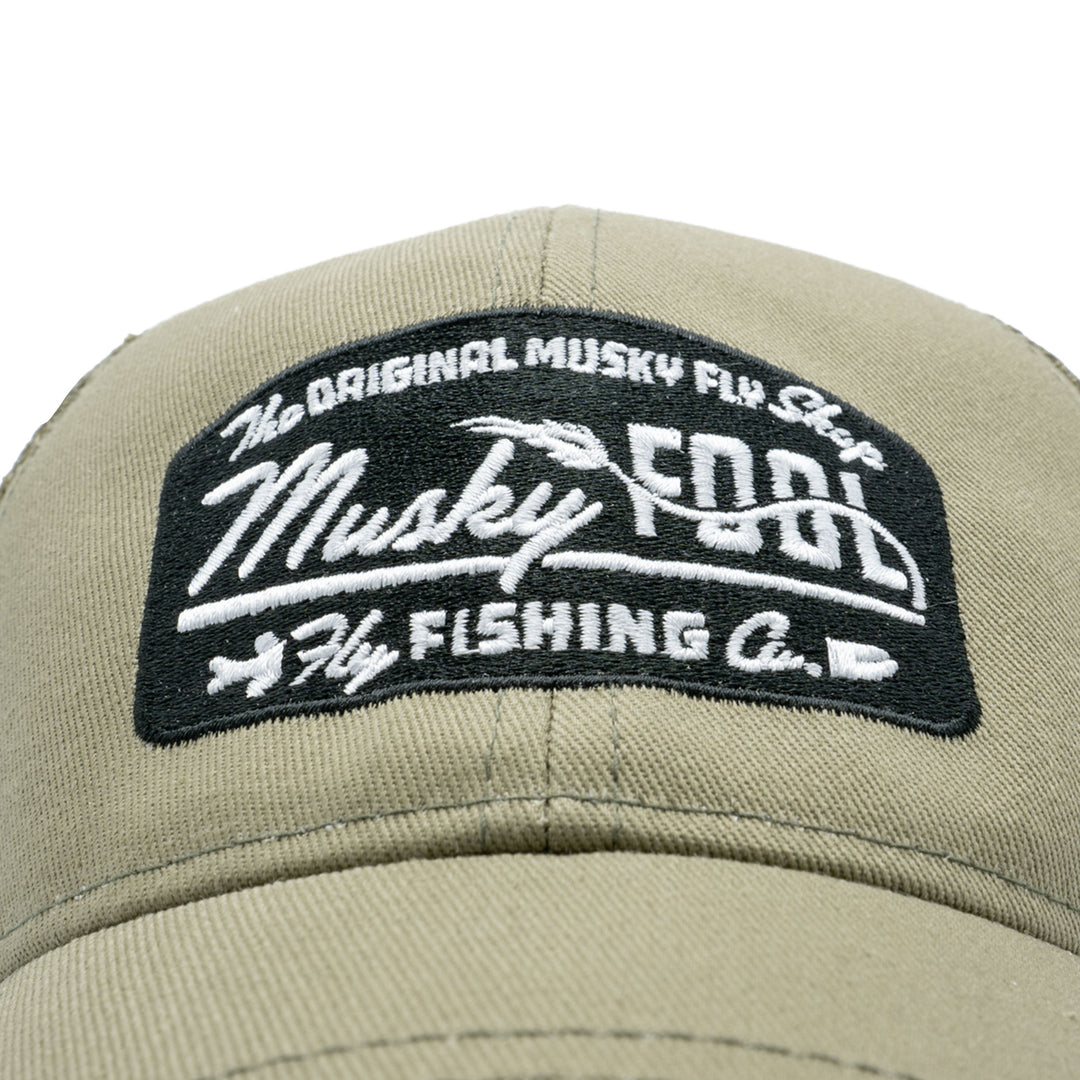 Musky Fool x Simms Trucker - Tan