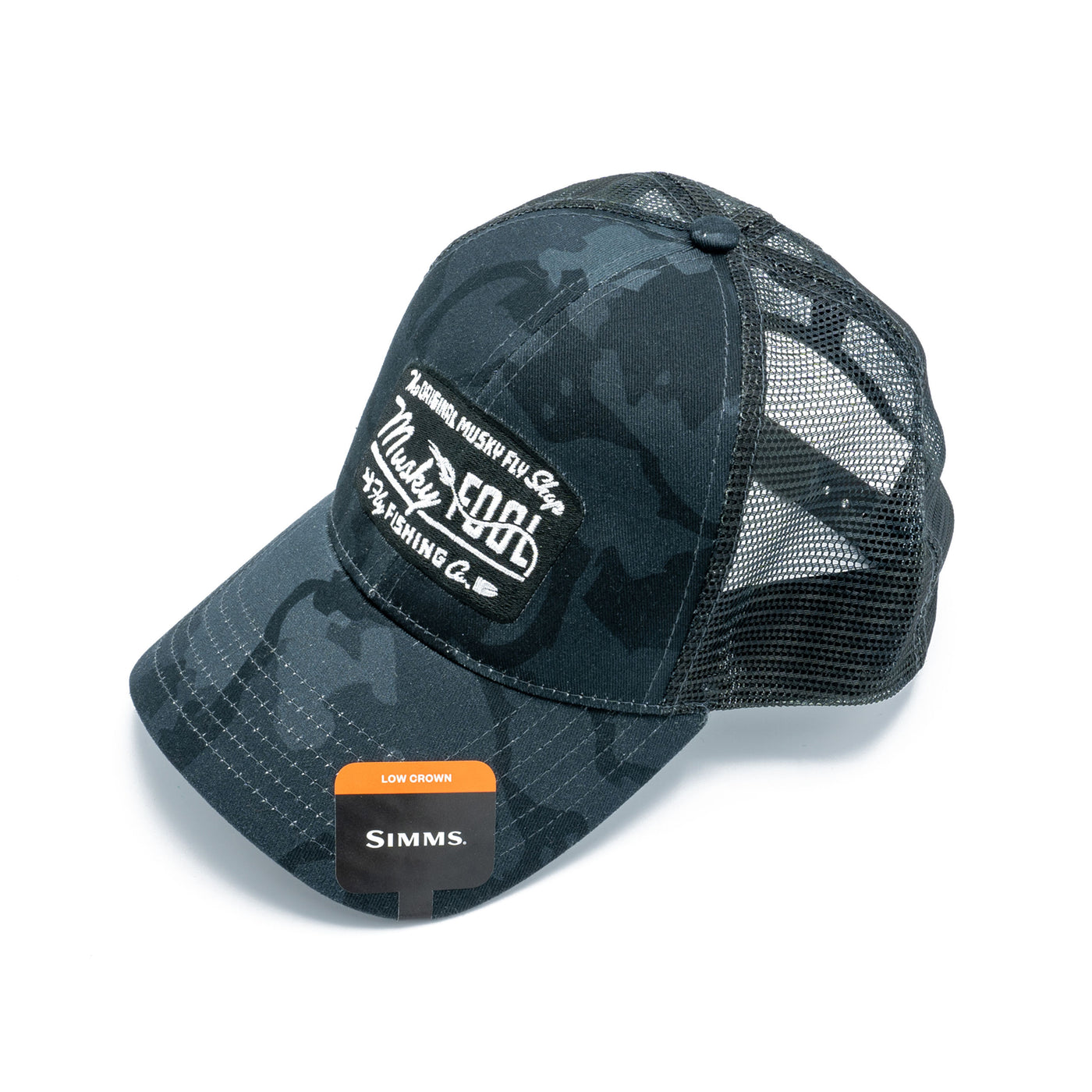 Musky Fool x Simms Trucker - Regiment Camo Carbon