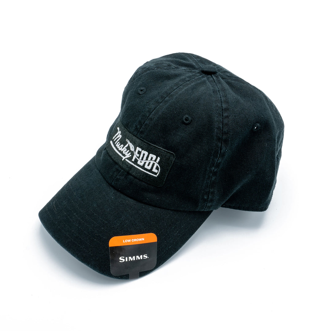 Musky Fool x Simms Single Haul Hat Black