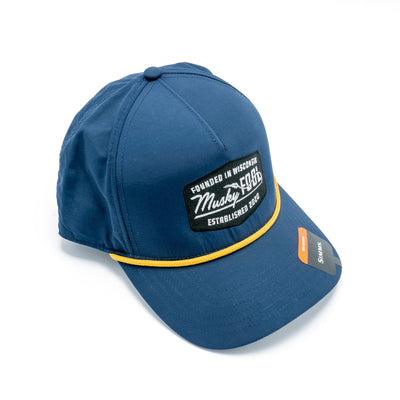 Musky Fool x Simms Captain's Cap - Admiral Blue