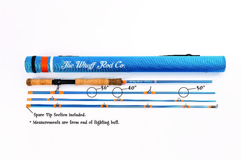 Whuff Rod Co Double Haul 12wt Fly Rod