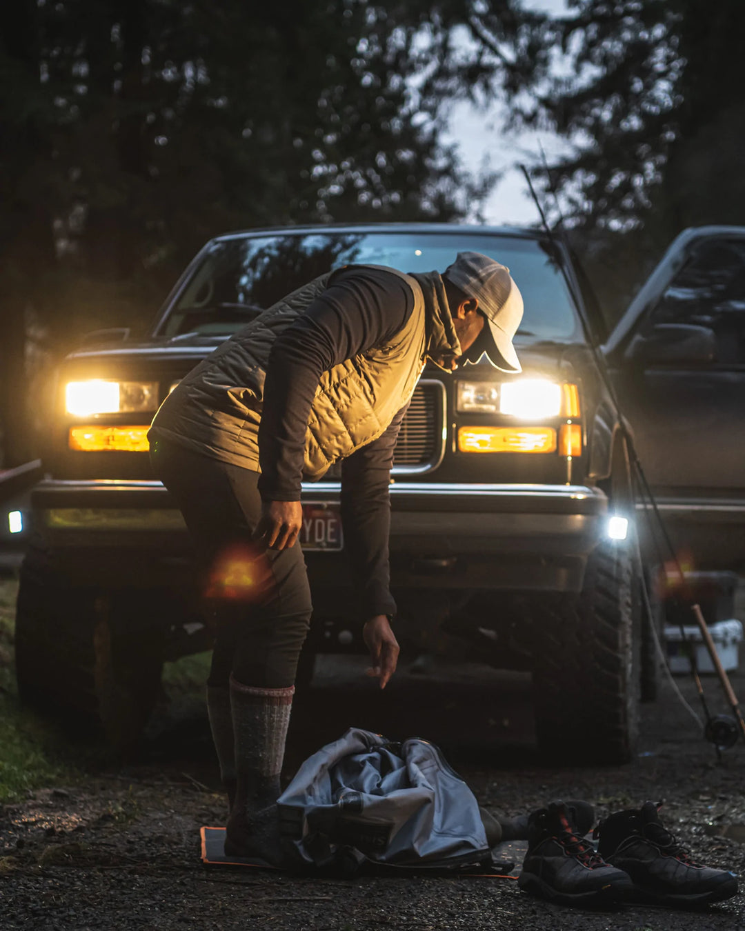 Chaleco para correr de otoño para hombre Simms