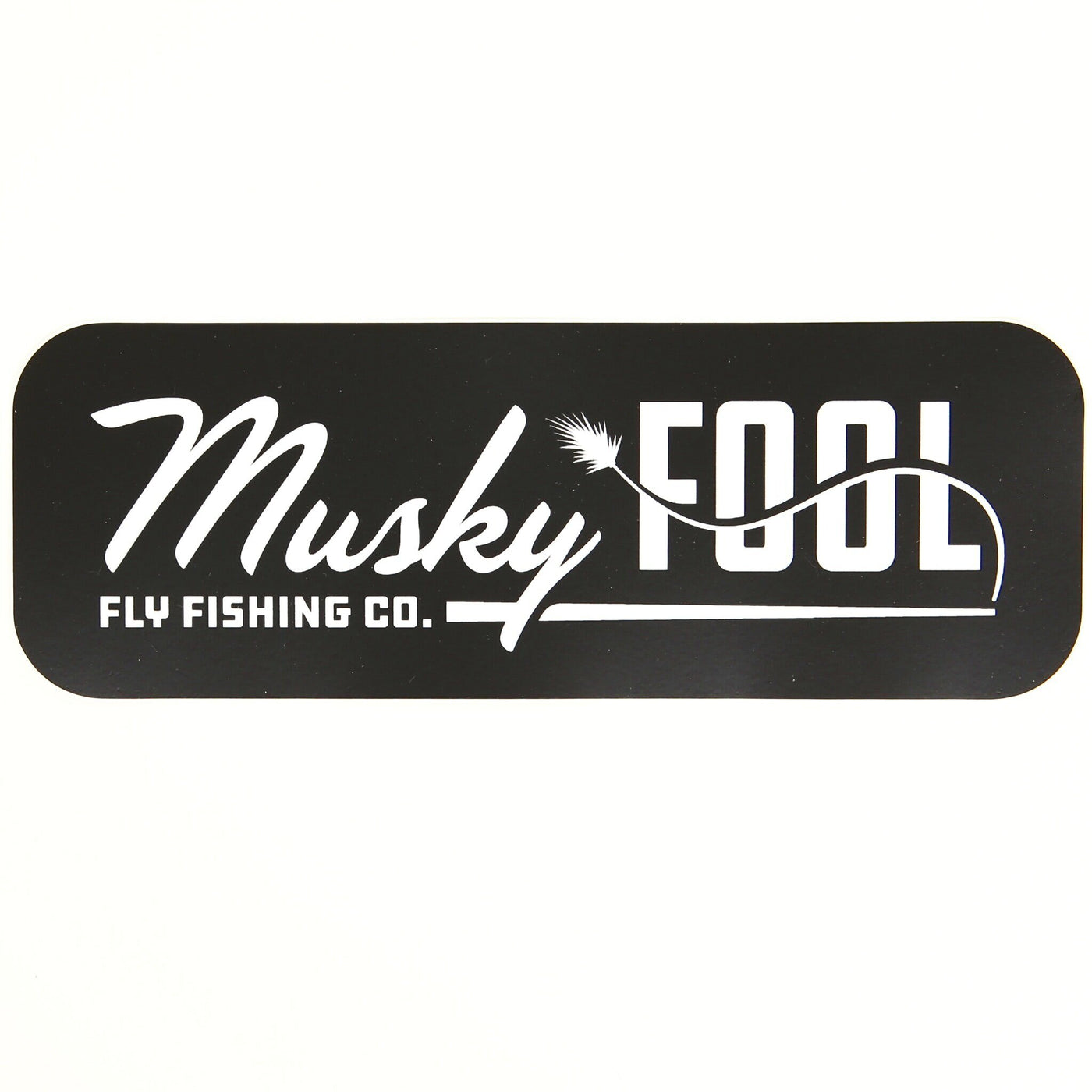 Musky Fool Logo Sticker