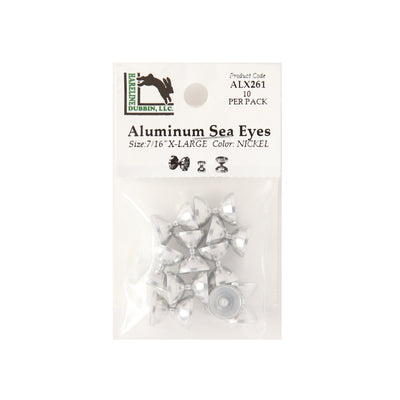 Ojos de mar de aluminio Hareline
