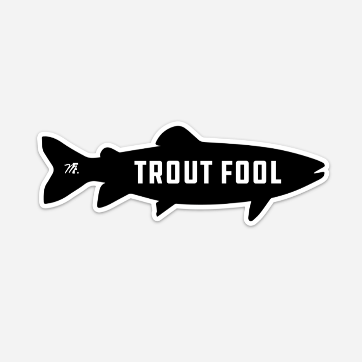 Musky Fool Trout Fool Sticker