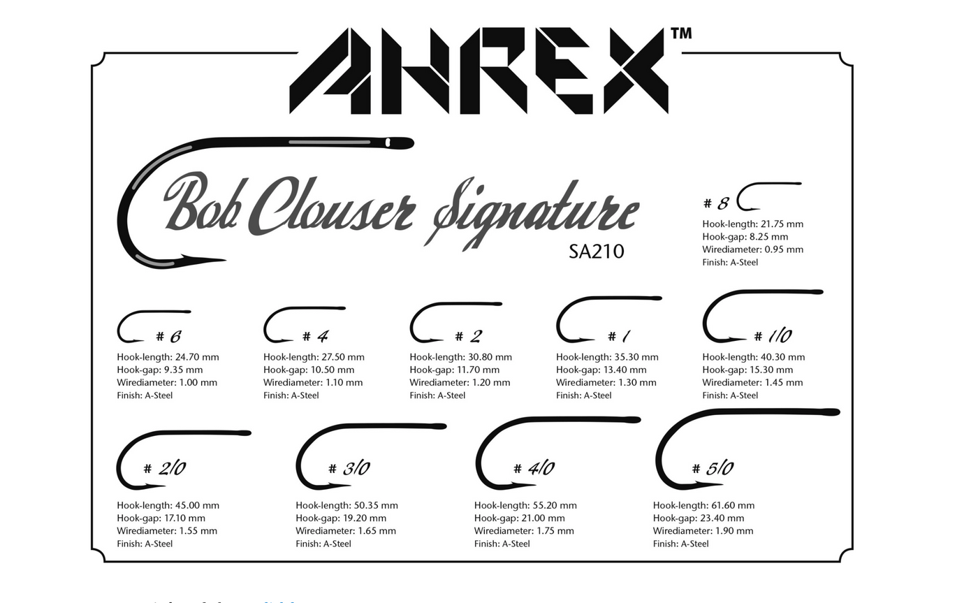 Ahrex SA210 #5/0 – Bob Clouser Signature - Ahrex Hooks
