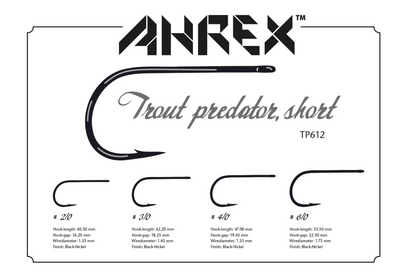 Ahrex TP612 Trout Predator Streamer Short Hook
