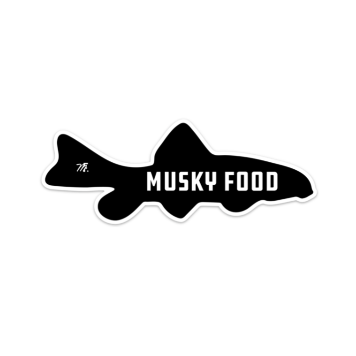 Musky Fool™ Musky Food Sticker