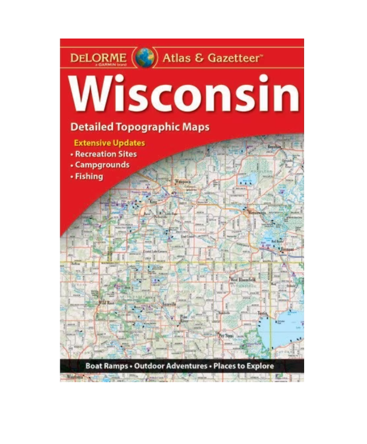 Delorme Wisconsin Atlas & Gazetteer