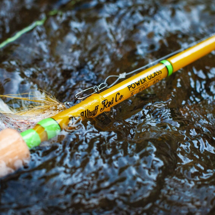 Caña para mosca Whuff Rod Co Powerglass 8wt