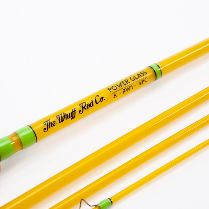 Caña para mosca Whuff Rod Co Powerglass 8wt