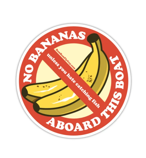 BamBam Fly Guy's No Bananas Sticker
