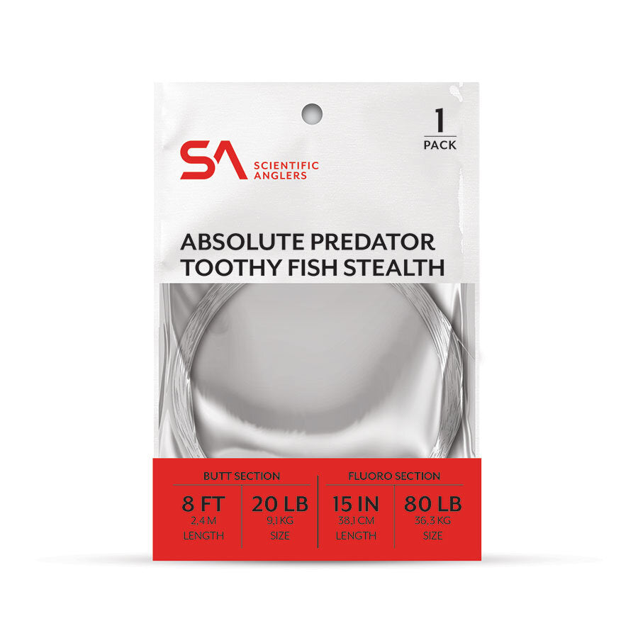 Scientific Anglers Absolute Predator Toothy Fish Stealth Leader