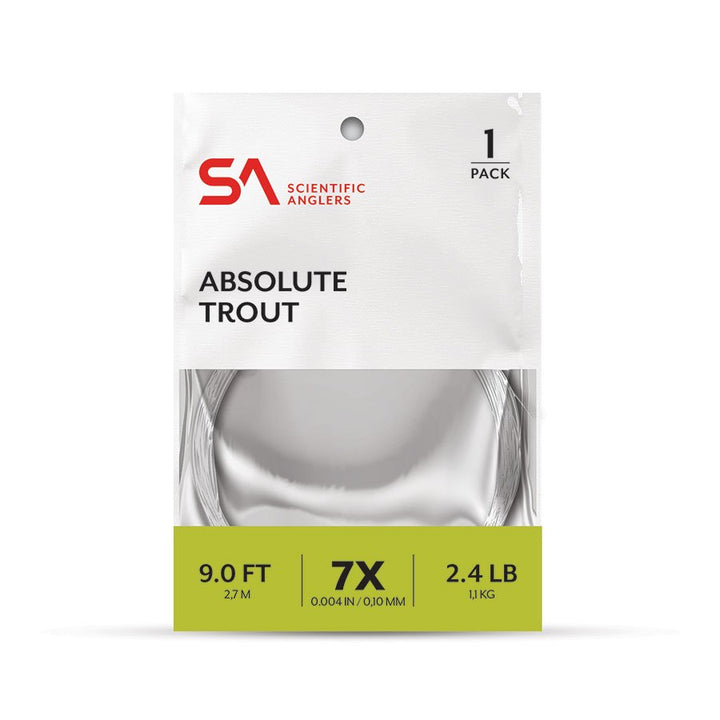 Scientific Anglers Absolute Trout Leader 1 pack